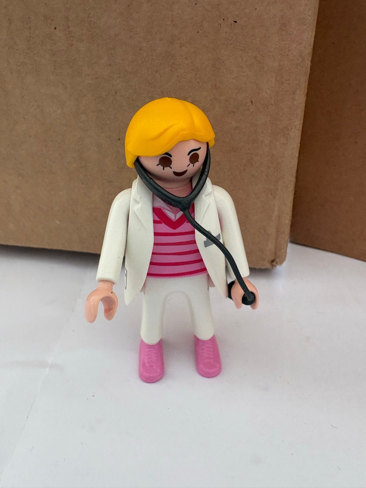 Playmobil Dokter Figuur met Stethoscoop, Ophalen of Verzenden, Gebruikt