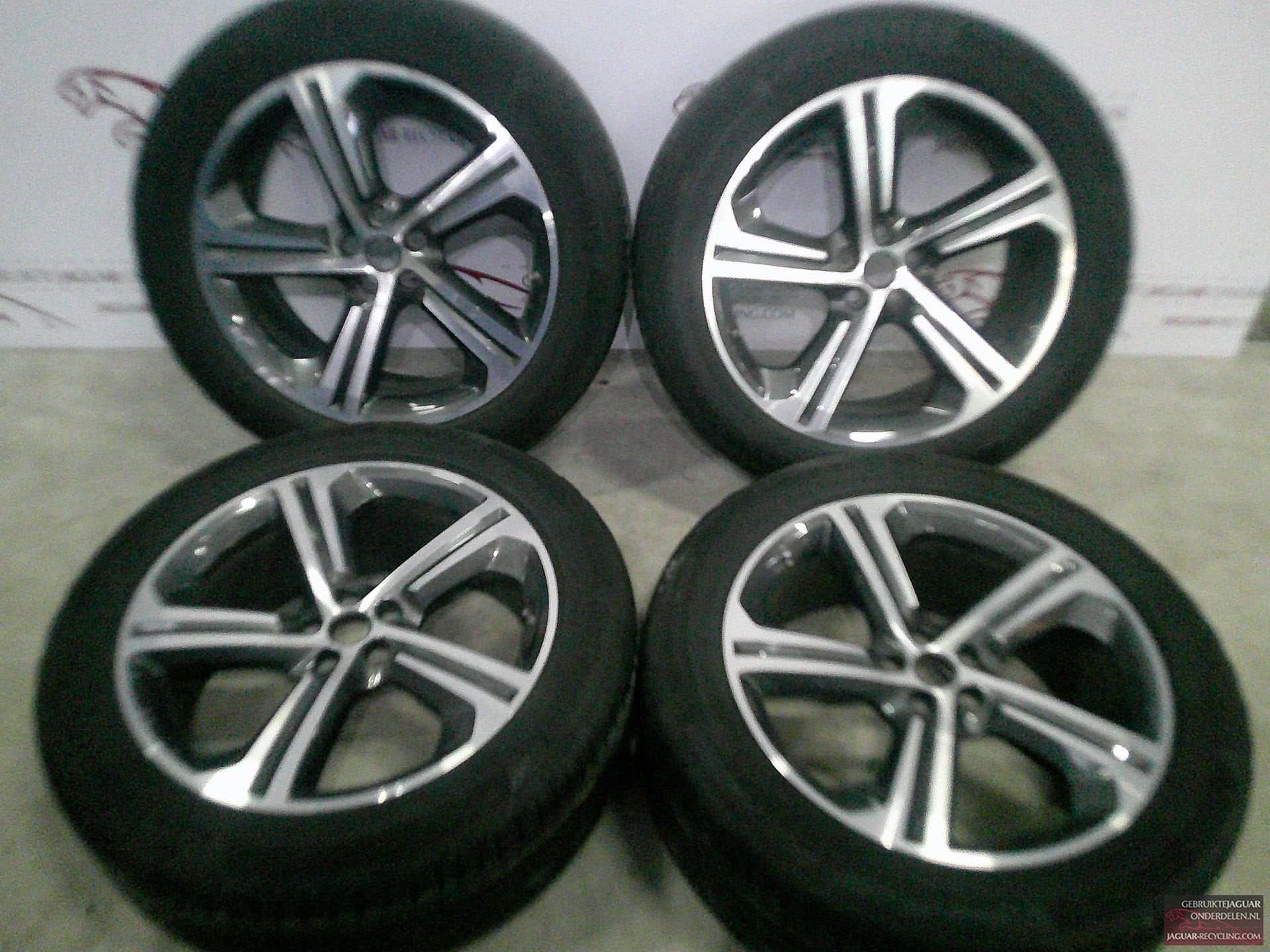 20″ Blade 5 spoke Velgen set Jaguar F-Pace / I-Pace met zome, Auto-onderdelen, Gebruikt, 255 mm, -, -