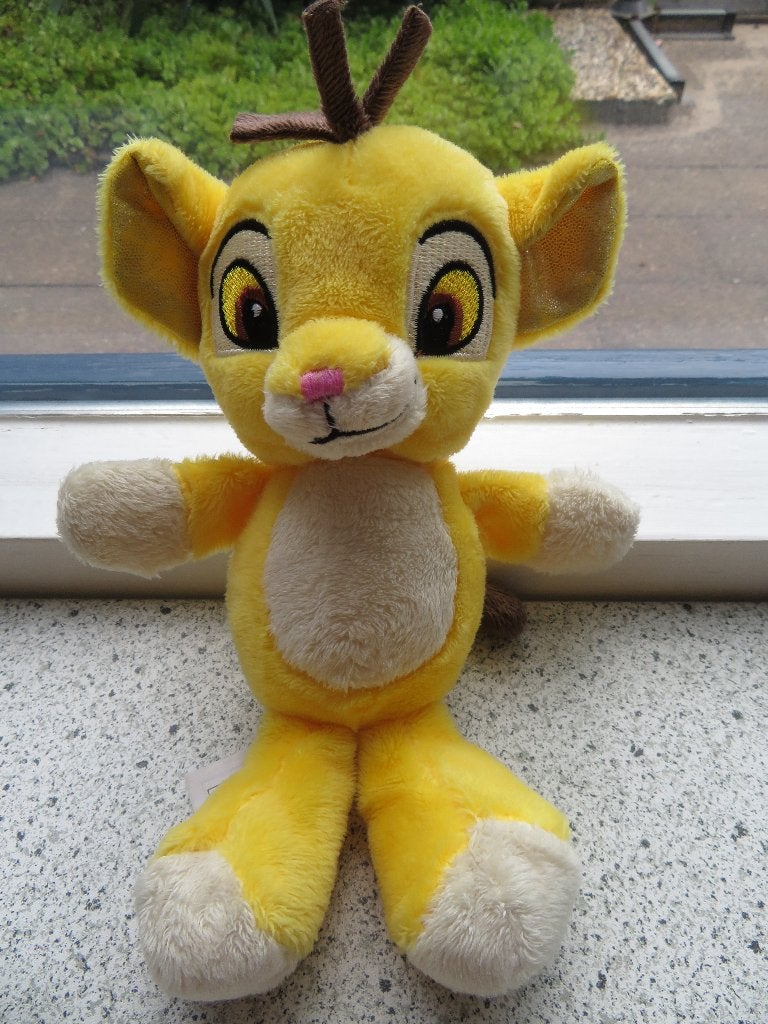 Disney Lion King Nala leeuw leeuwtje merk Nicotoy, Geel, Ophalen of Verzenden, Zo goed als nieuw, Met label