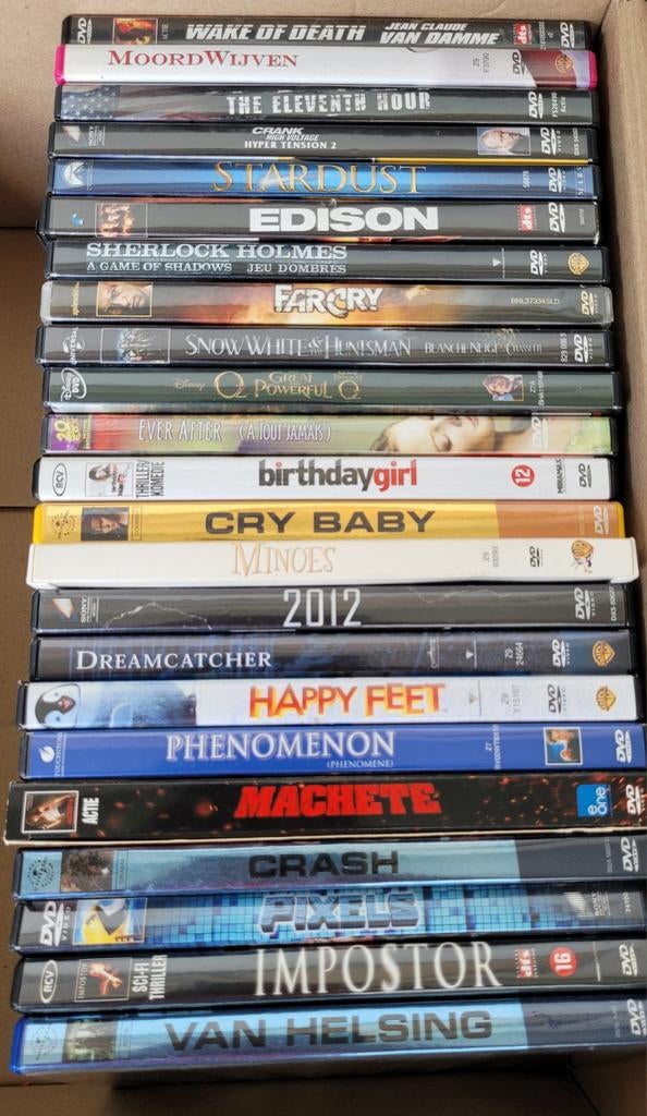 23 films origineel dvd movies verzameling films, Alle leeftijden, Ophalen of Verzenden, Zo goed als nieuw, Overige gebieden