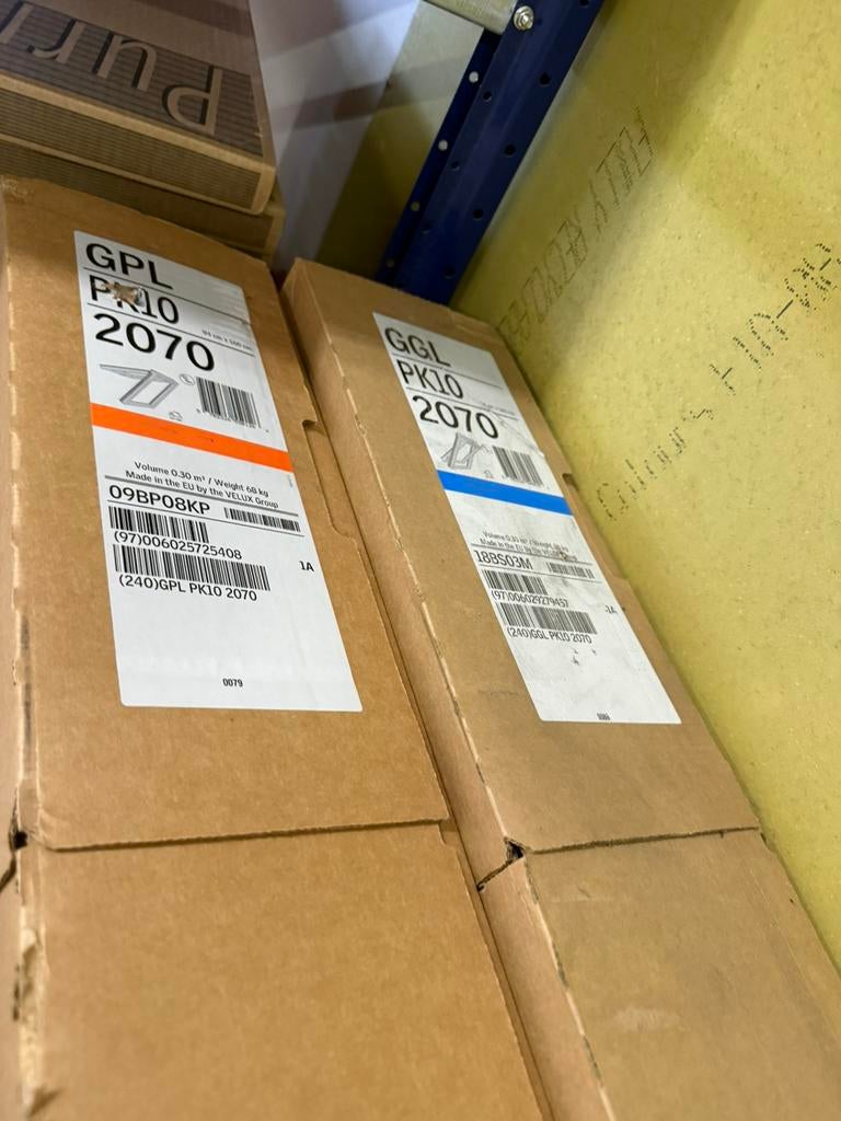 Dakramen Velux verschillende types nieuw in doos, Ophalen, 120 tot 160 cm, Nieuw, 120 tot 160 cm