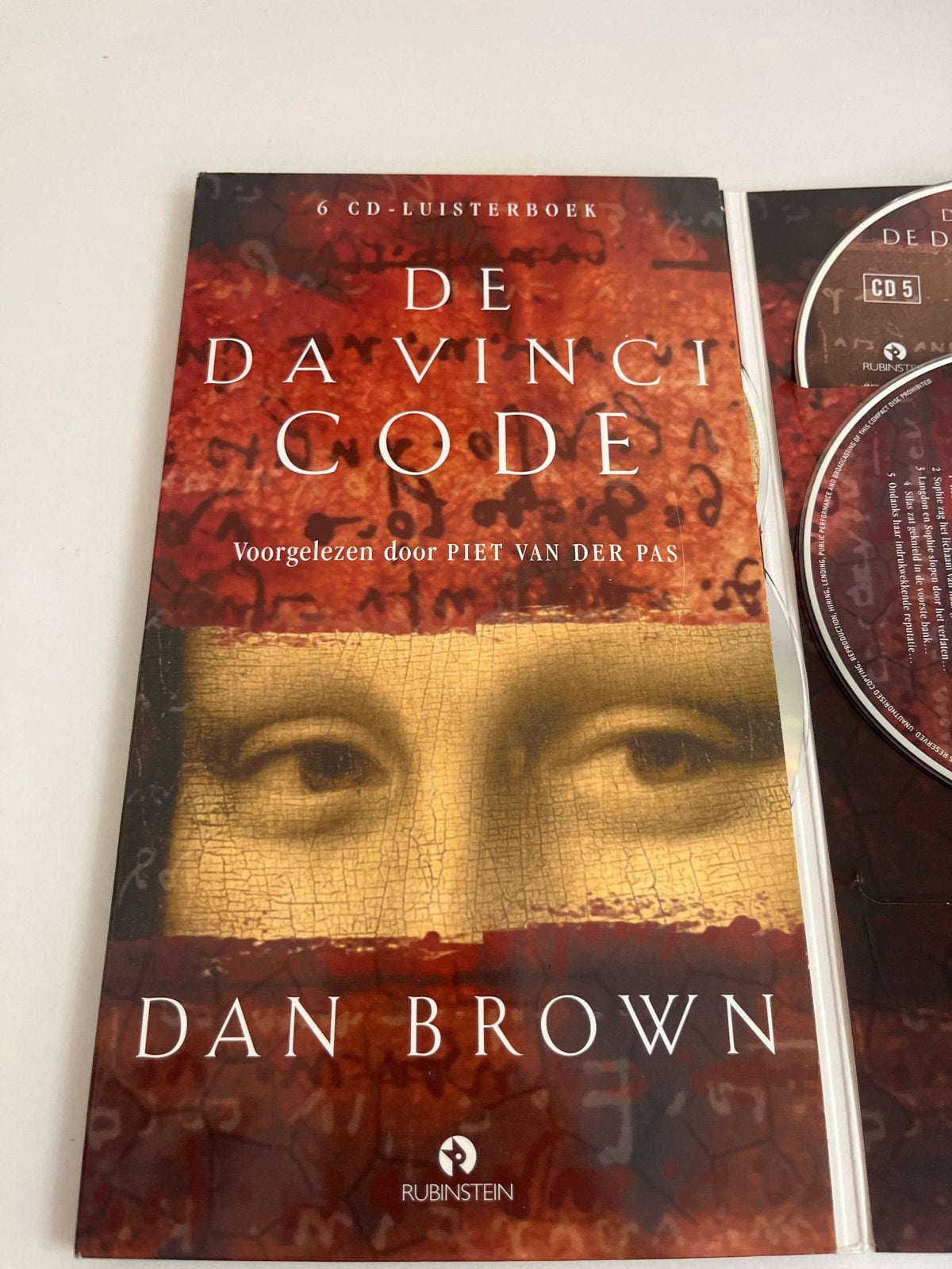 De Da Vinci Code Luisterboek - 6 CD's door Dan Brown, Boeken, Luisterboeken, Ophalen of Verzenden, Cd, Volwassene