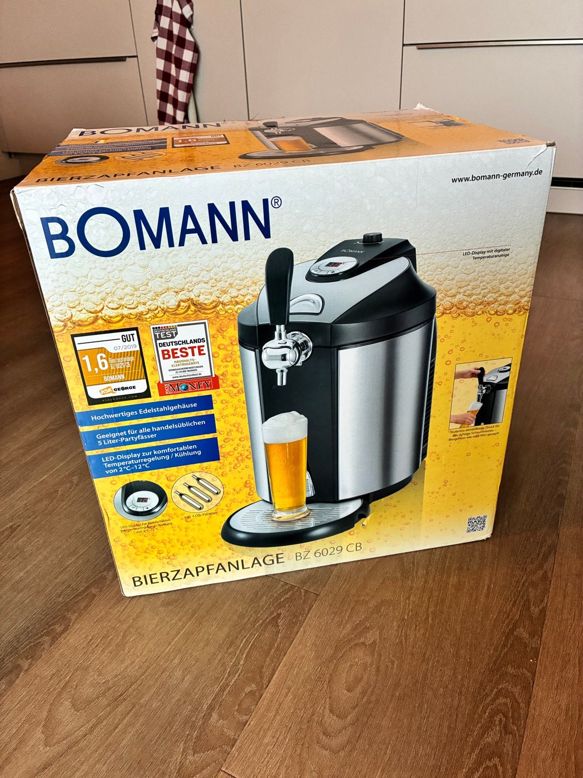 Bomann BZ 6029 CB Bier Tapmachine - Nieuw in doos, Ophalen of Verzenden, Nieuw