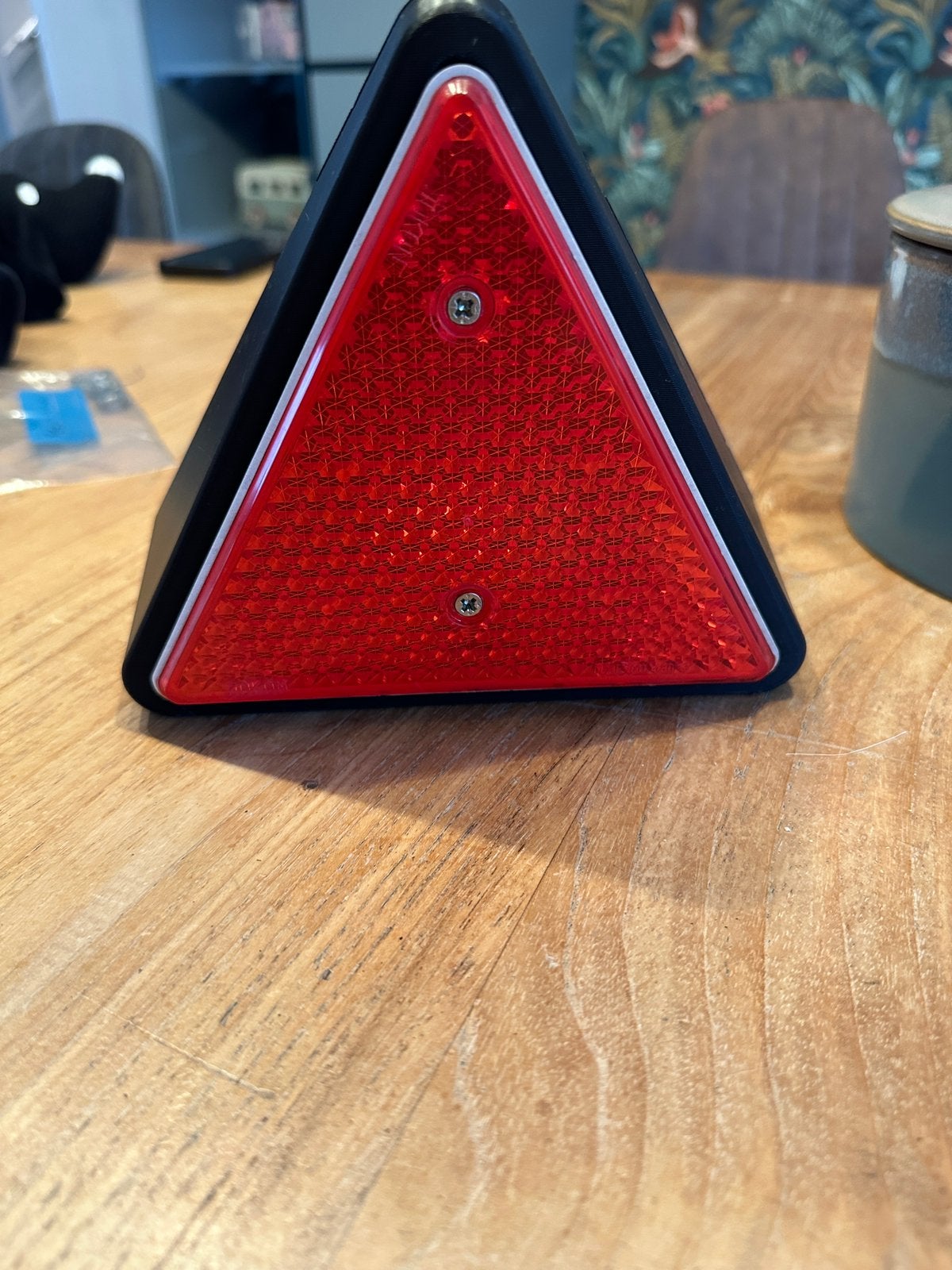 Caravan driehoek reflector behuizing mat zwart hobby/kip, Ophalen of Verzenden, Nieuw