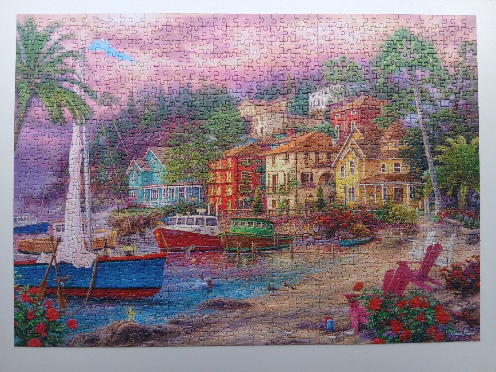 Schmidt Leg Puzzel " Coastal Magic ", Ophalen of Verzenden, 500 t/m 1500 stukjes, Gebruikt, Legpuzzel