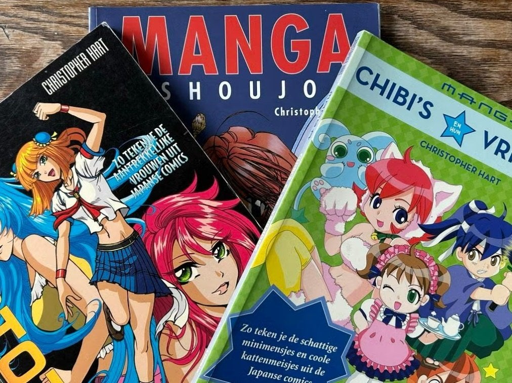 3x manga boeken tekenen Japan Bishoujo Chibi Shoujo, Ophalen, Zo goed als nieuw, Boek of Gids