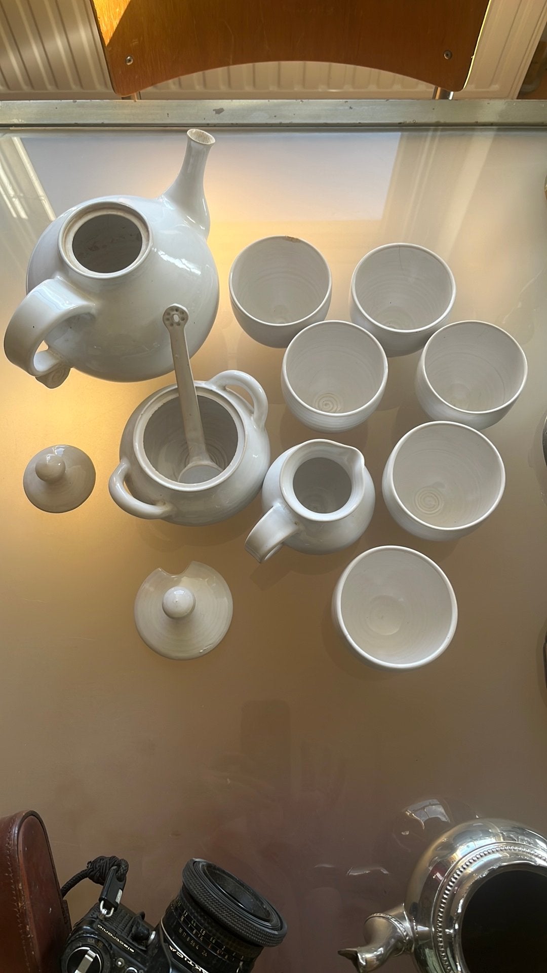 Handgebaajt theeservies, Ophalen of Verzenden