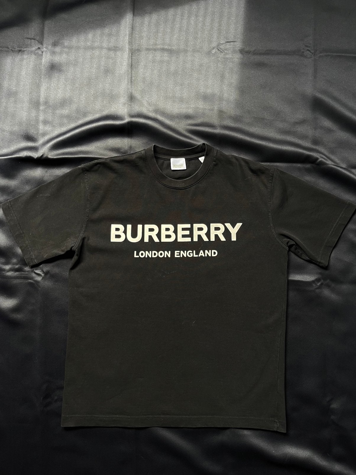Burberry London England T-Shirt Zwart | Maat S |, Verzenden, Nieuw, Maat 46 (S) of kleiner, Zwart