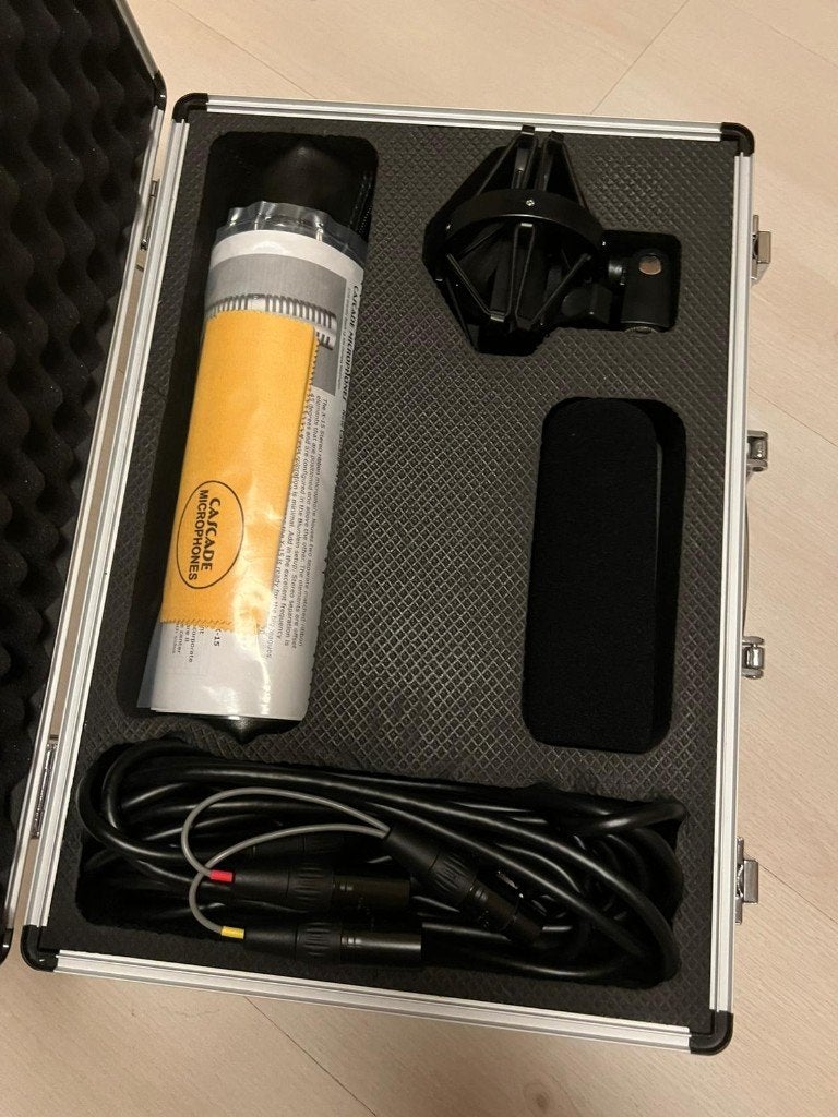 Cascade X-15 Stereo Ribbon Microphone, Muziek en Instrumenten, Microfoons, Ophalen of Verzenden, Zo goed als nieuw, Studiomicrofoon