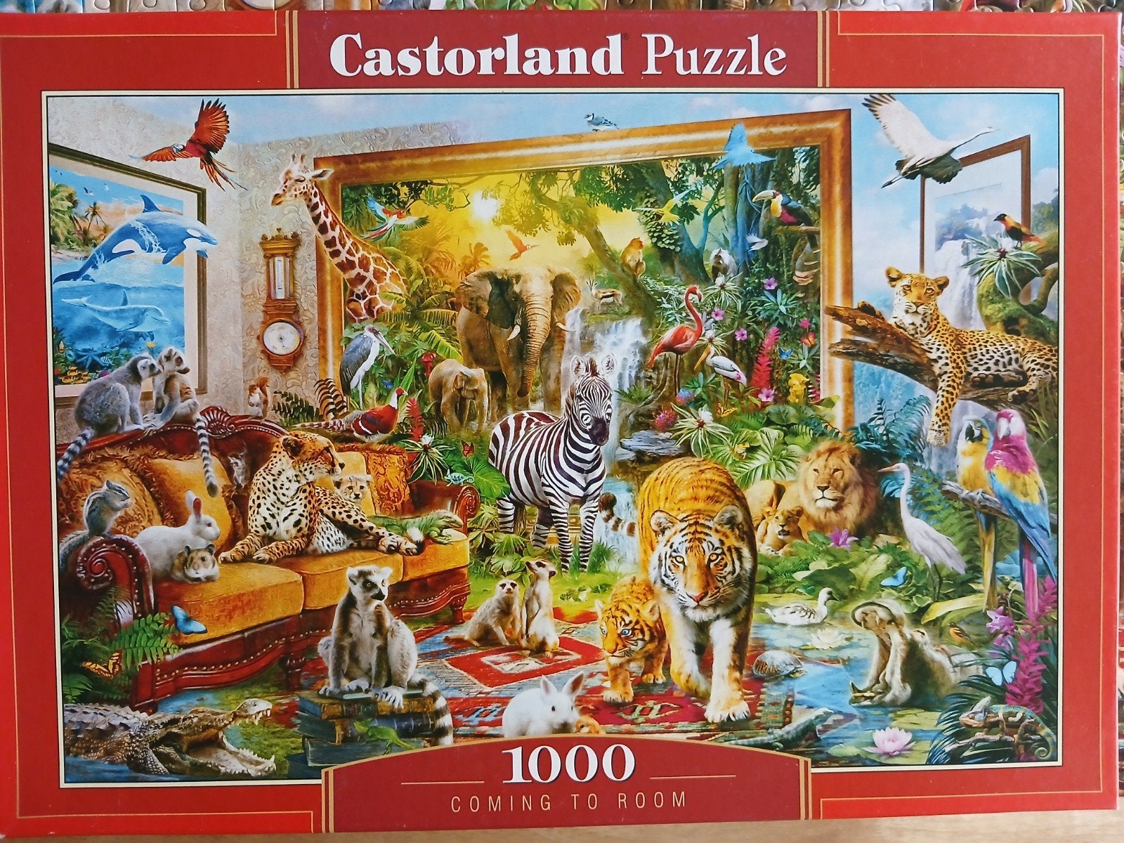 castorland puzzel dieren, Ophalen, Minder dan 500 stukjes, Zo goed als nieuw