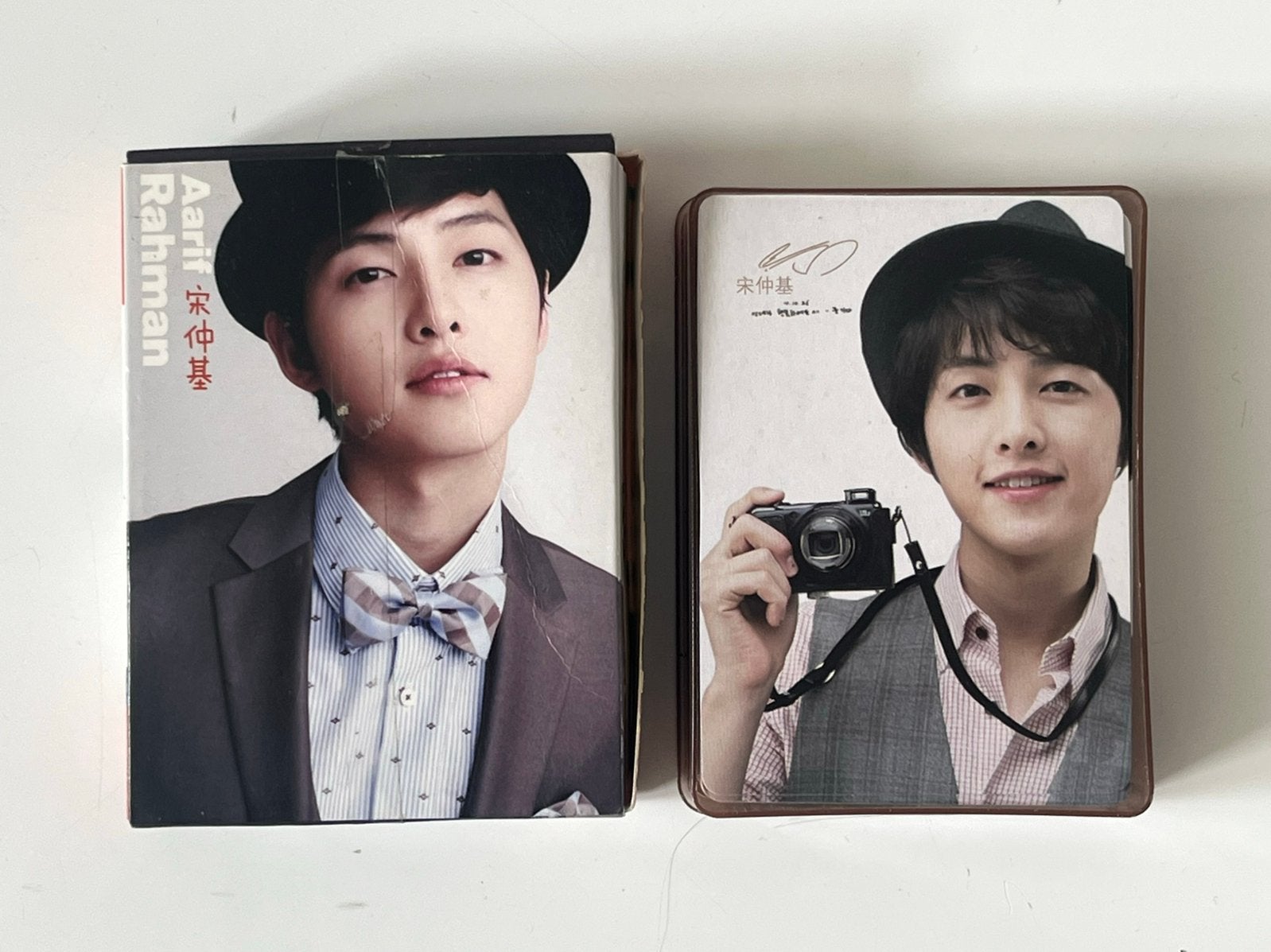 Speelkaarten South Korea Actor Song Joong-ki 송중기 + 2 jokers, Verzenden, Zo goed als nieuw, Speelkaart(en)