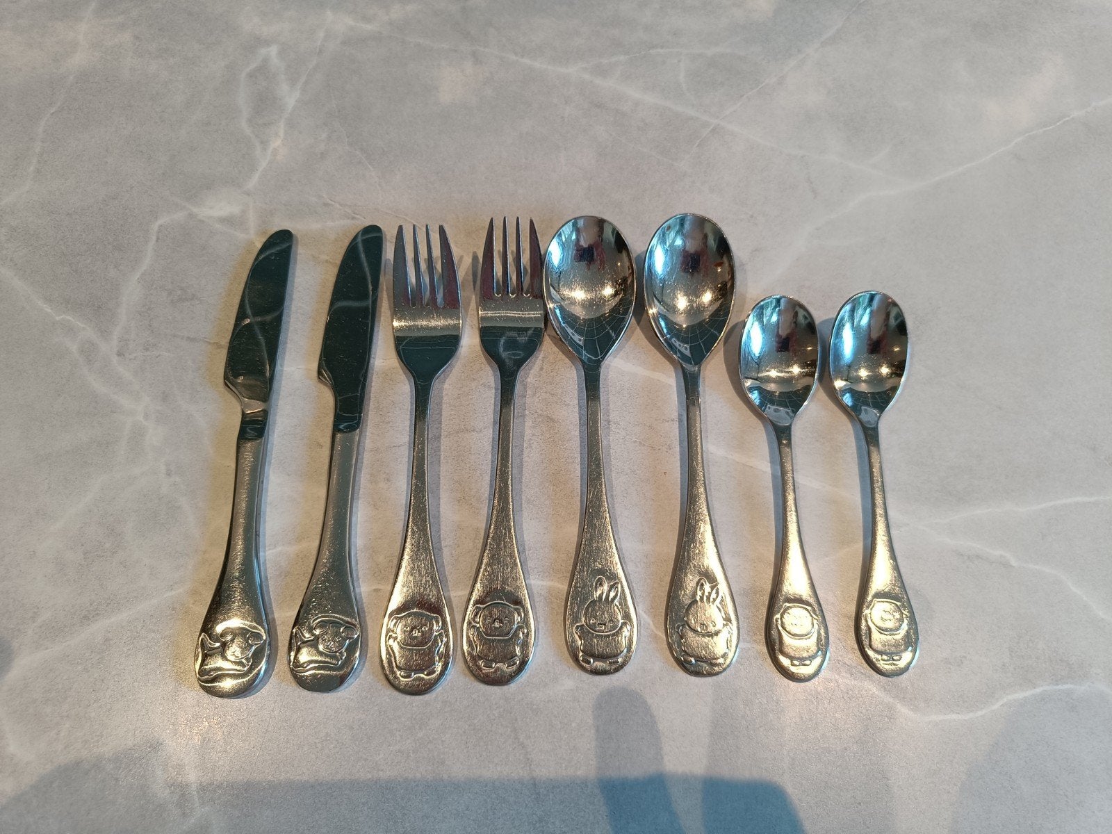 2x set Kinderbestek Nijntje, Ophalen of Verzenden, Gebruikt, Nijntje, Jongetje of Meisje