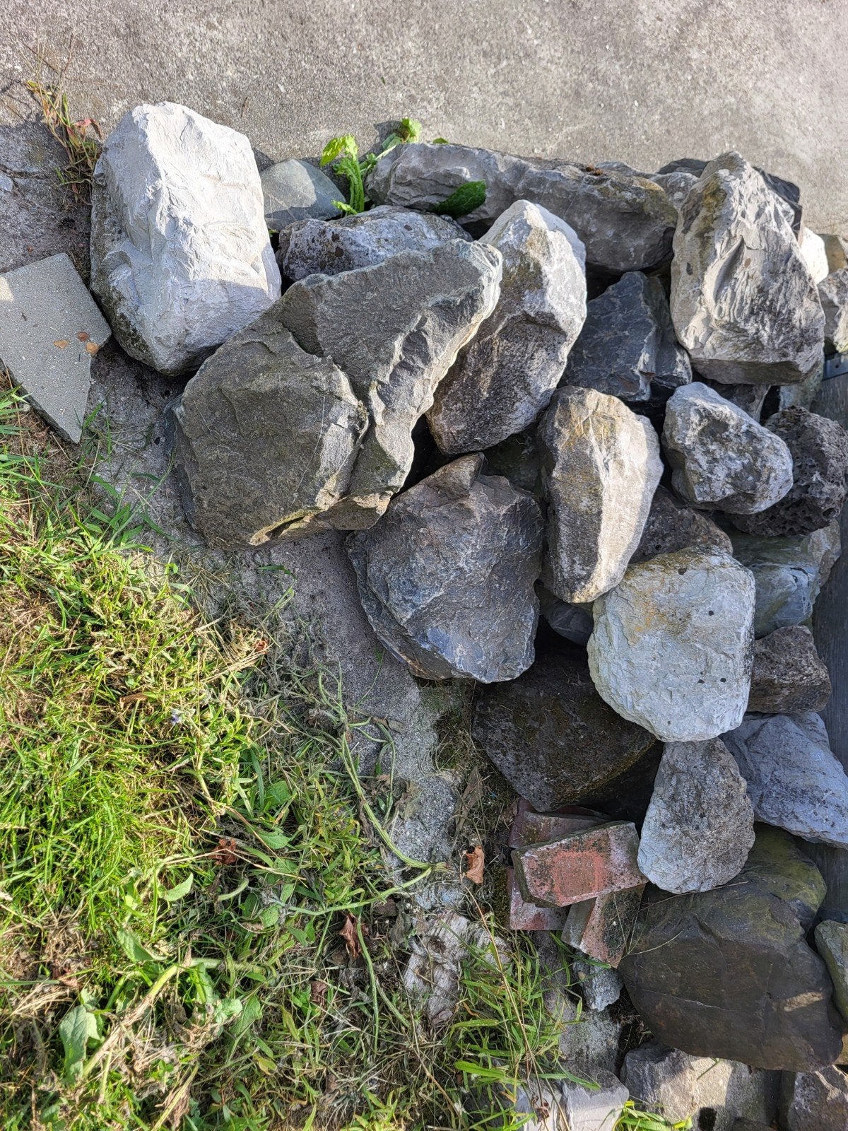 Diverse rotsen en keien voor tuin of decoratie, Tuin en Terras, Ophalen, Overige materialen, Gebruikt, Kei