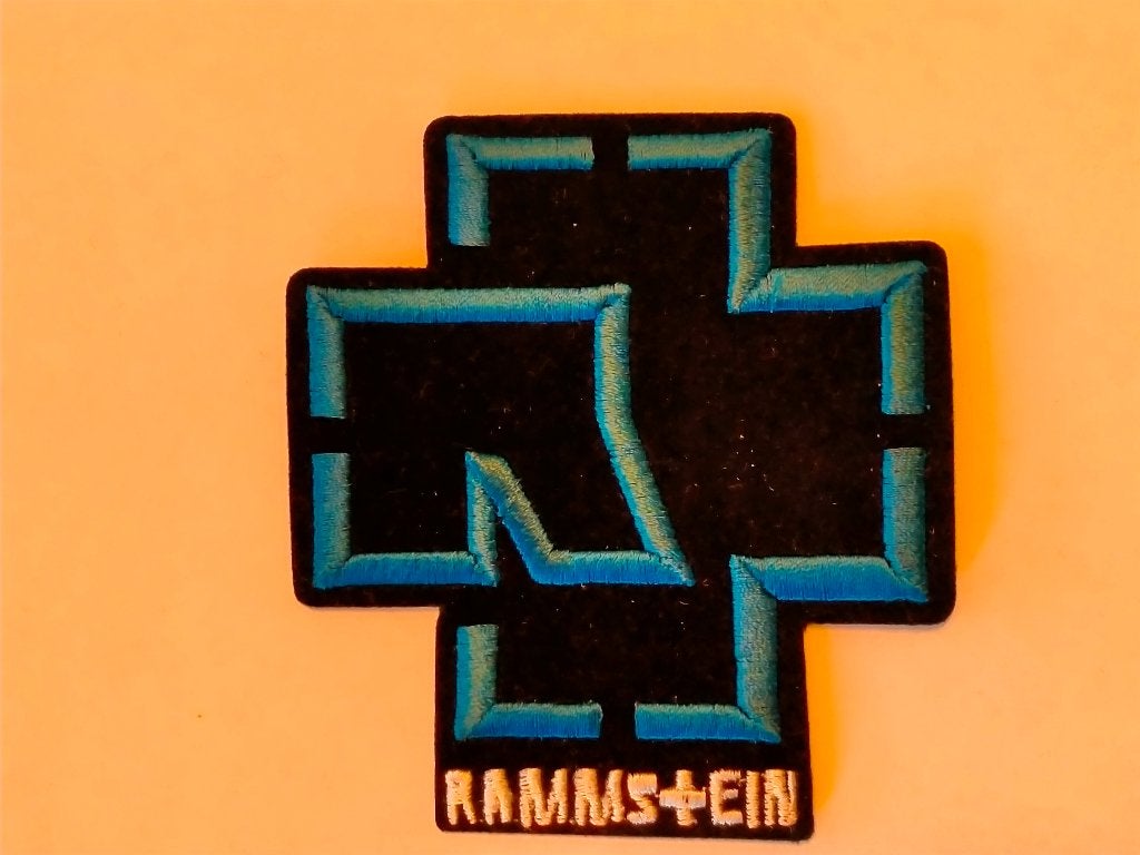 Rammstein rock muziek logo patch embleem kleding band nr. 4, Verzenden, Zo goed als nieuw, Kleding