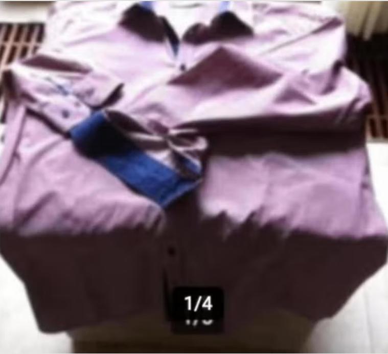 Heren overhemd mt L rood/blauw merk Angelo Litrico, Kleding | Heren, Overhemden, Blauw, Angelo Litrico, Ophalen of Verzenden, Zo goed als nieuw