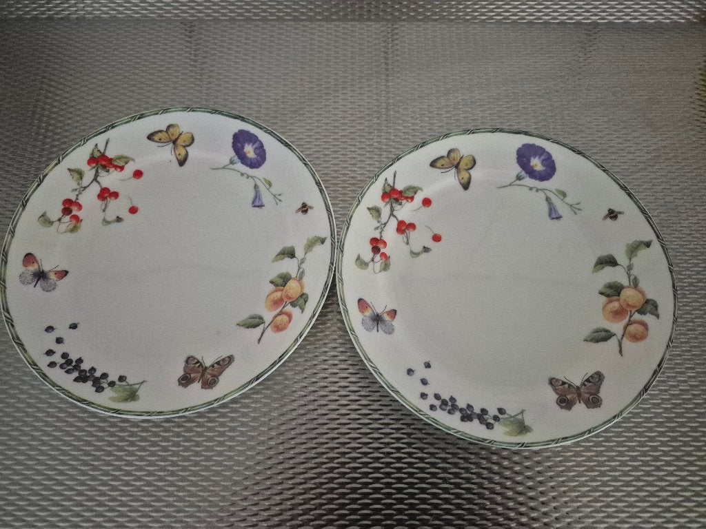 Fruit & Flowers gebakbordjes, Overige merken, Ophalen of Verzenden, Zo goed als nieuw, Bord(en)