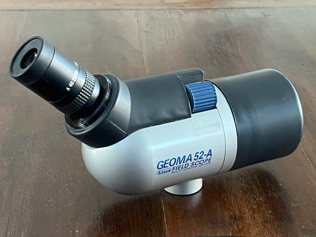 Vixen Geoma 52-A spotting scope  telescoop + oculair AL15-40, Ophalen of Verzenden, Gebruikt, Minder dan 80 mm, Lenzentelescoop (refractor)