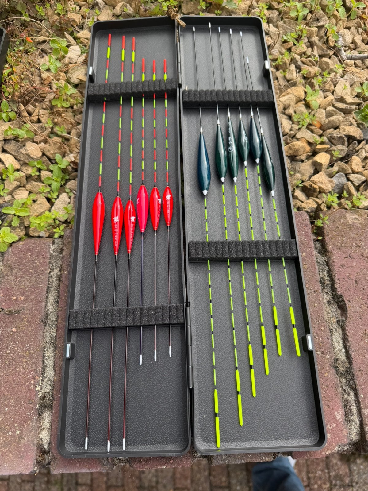 Mooie dobberset 12 stuks, Watersport en Boten, Ophalen, Nieuw, Dobber of Lood
