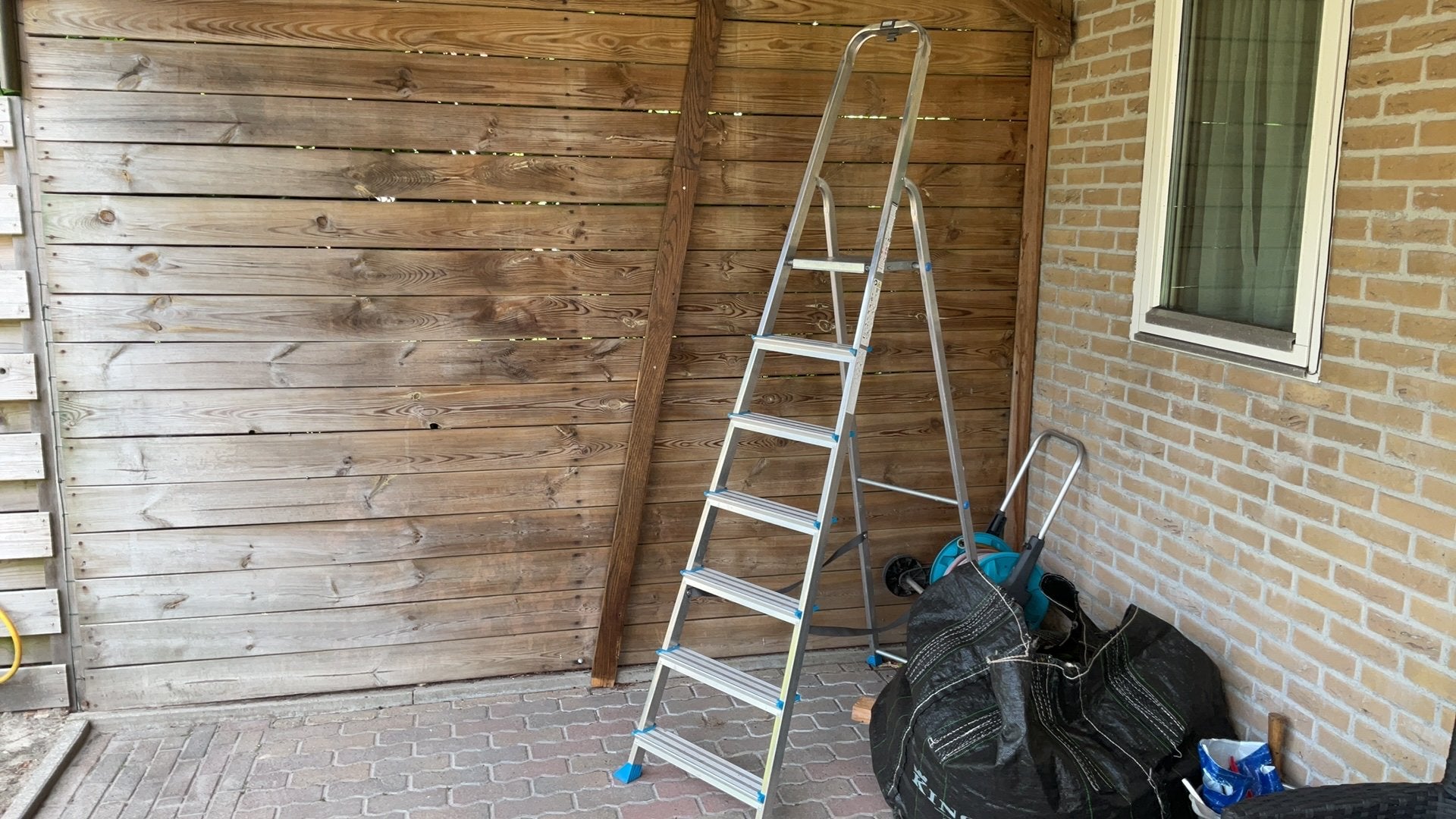 Huishoudtrap, Doe-het-zelf en Verbouw, Ladders en Trappen, Ophalen of Verzenden, Gebruikt, 2 tot 4 meter