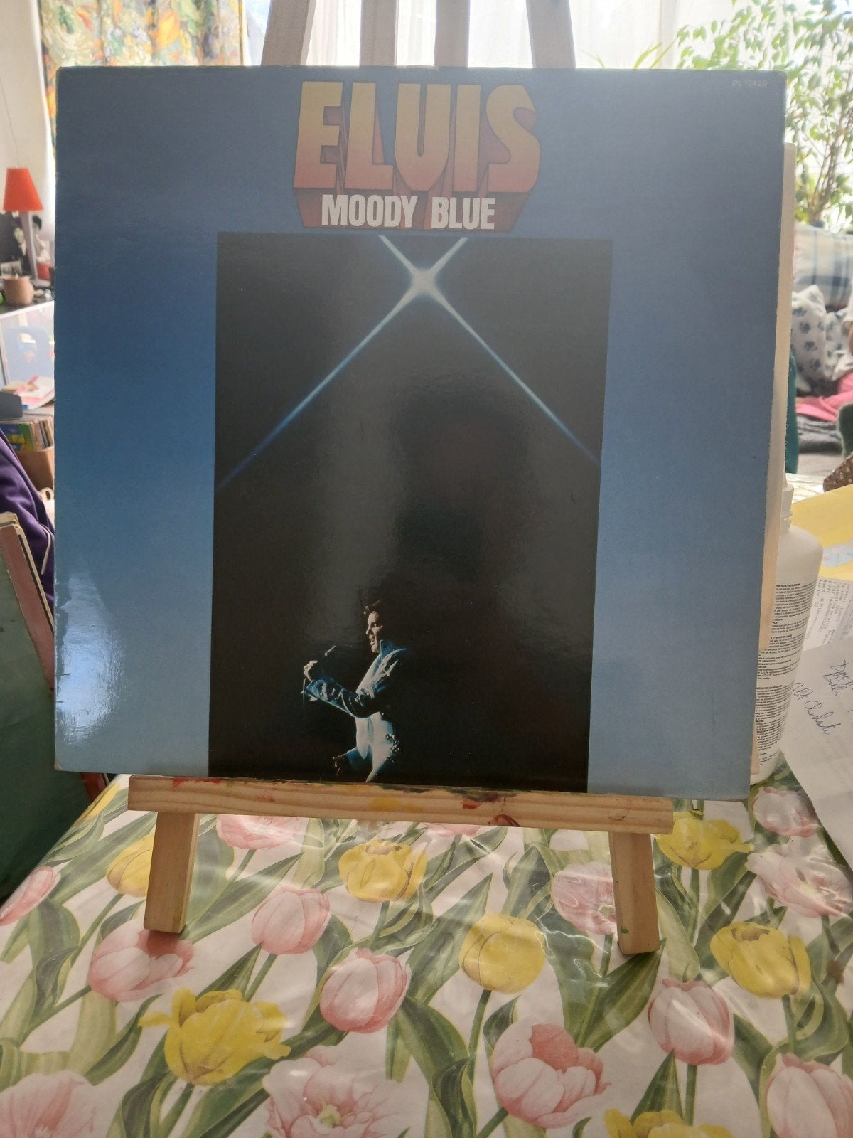 Elvis Presley - Moody Blue LP (1977), LP, Gebruikt, Pop, Ophalen of Verzenden
