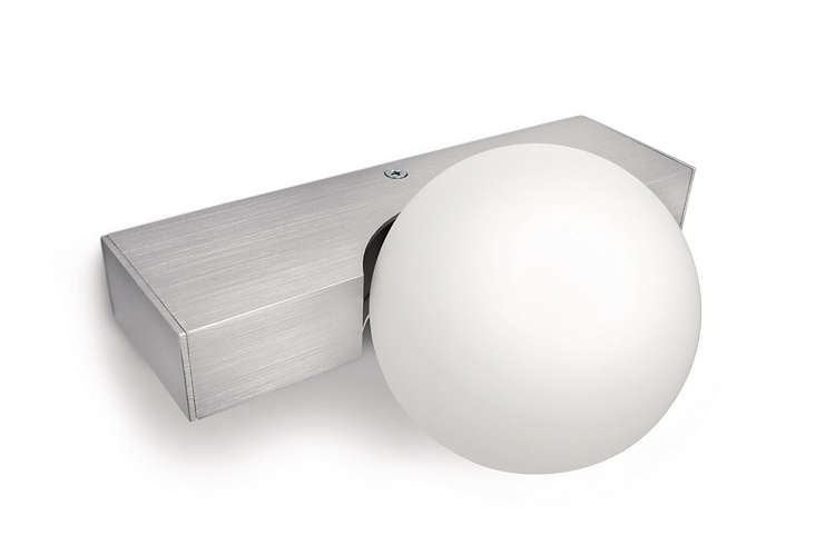 Wandlamp PHILIPS myLiving Bere Aluminium / Glas -40% OFF!!!, Ophalen of Verzenden, Nieuw, Plafondspot of Wandspot