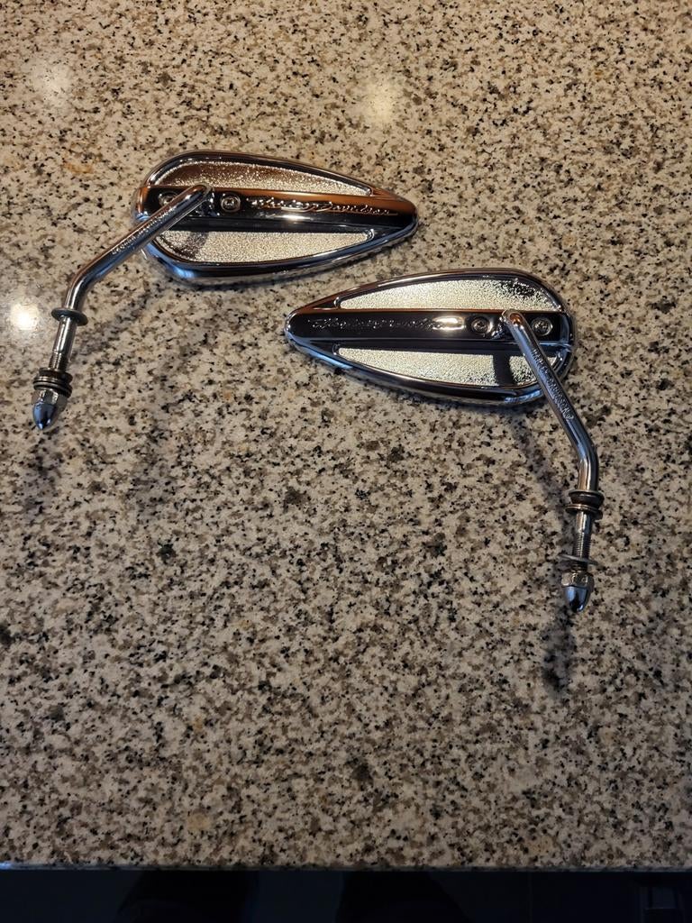 ORIGINEEL  setje TEARDROP spiegels, Motoren, Onderdelen | Harley-Davidson, Ophalen of Verzenden