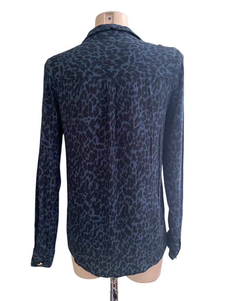 Fabienne Chapot blouse S, Maat 38/40 (M), Blauw, Ophalen of Verzenden, Zo goed als nieuw