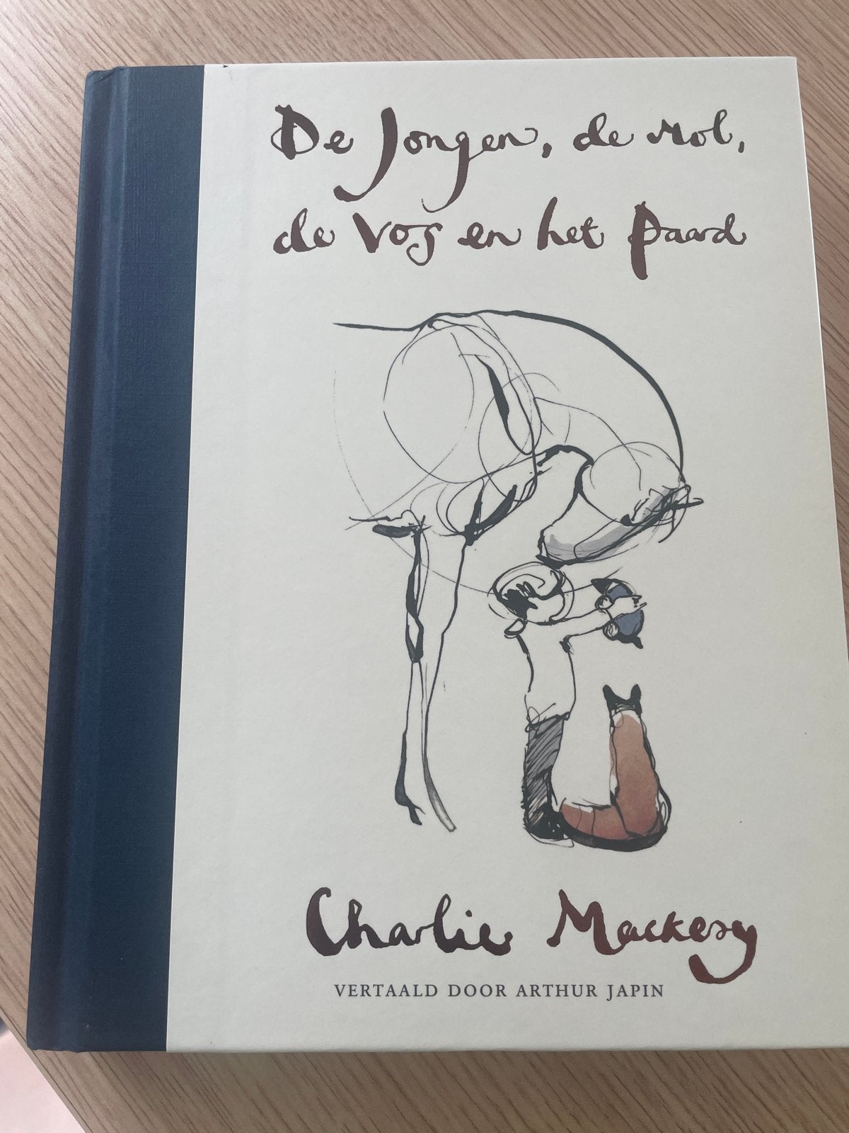 De Jongen, de Mol, de Vos en het Paard - Charlie Mackesy, Boeken, Ophalen of Verzenden, Zo goed als nieuw, Nederland