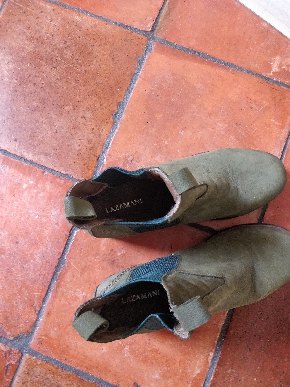 Chelsea boots model Lia, groen maat 39, 1x gedragen, Ophalen of Verzenden, Nieuw, Groen