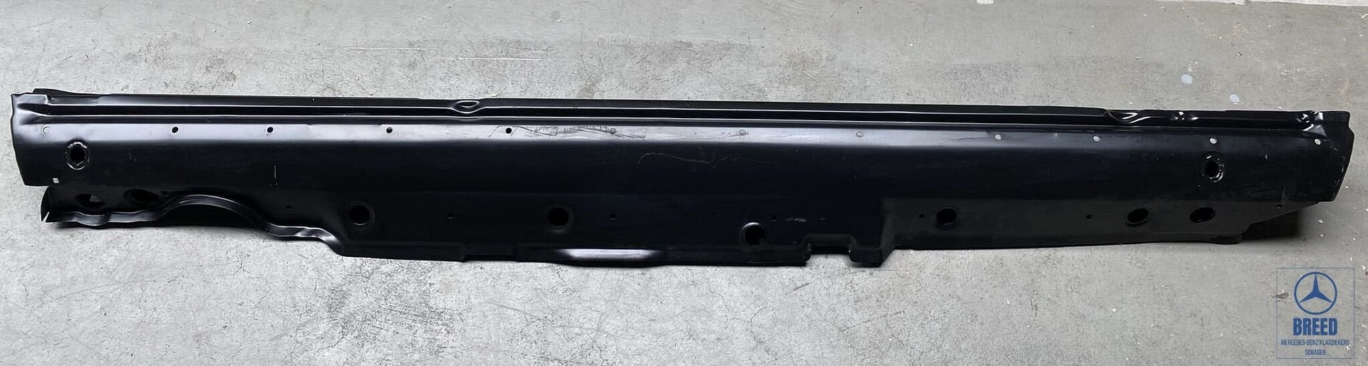 NOS dorpel compleet rechts voor Mercedes-Benz W126, Ophalen, -, Nieuw, Bumper
