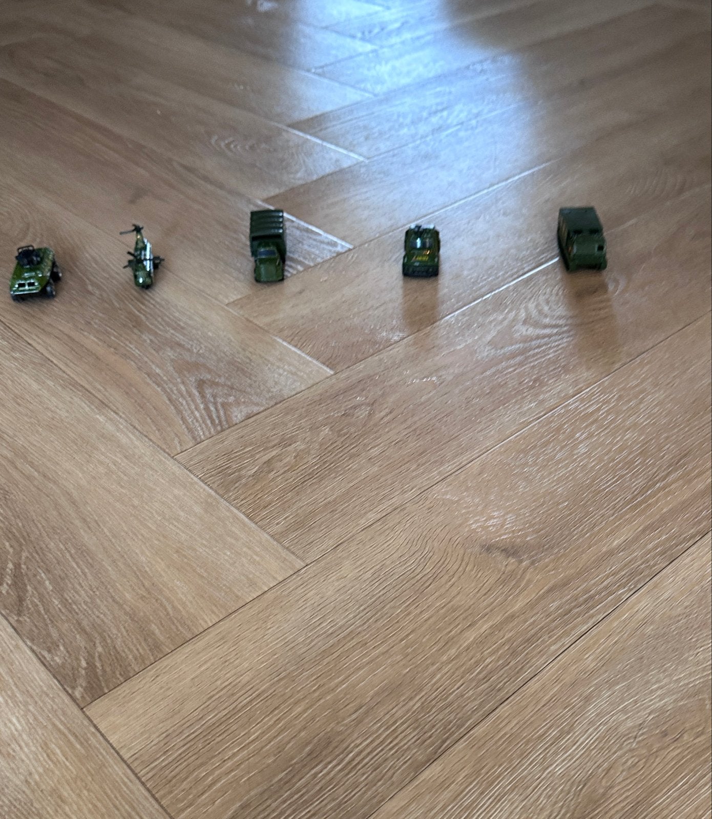Set van 5 militaire speelgoedvoertuigen, Ophalen, Gebruikt