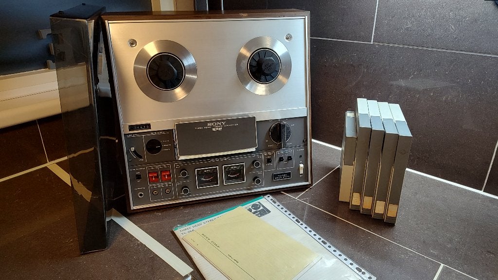 sony bandrecorder, Ophalen of Verzenden, Bandrecorder, Met stofkap