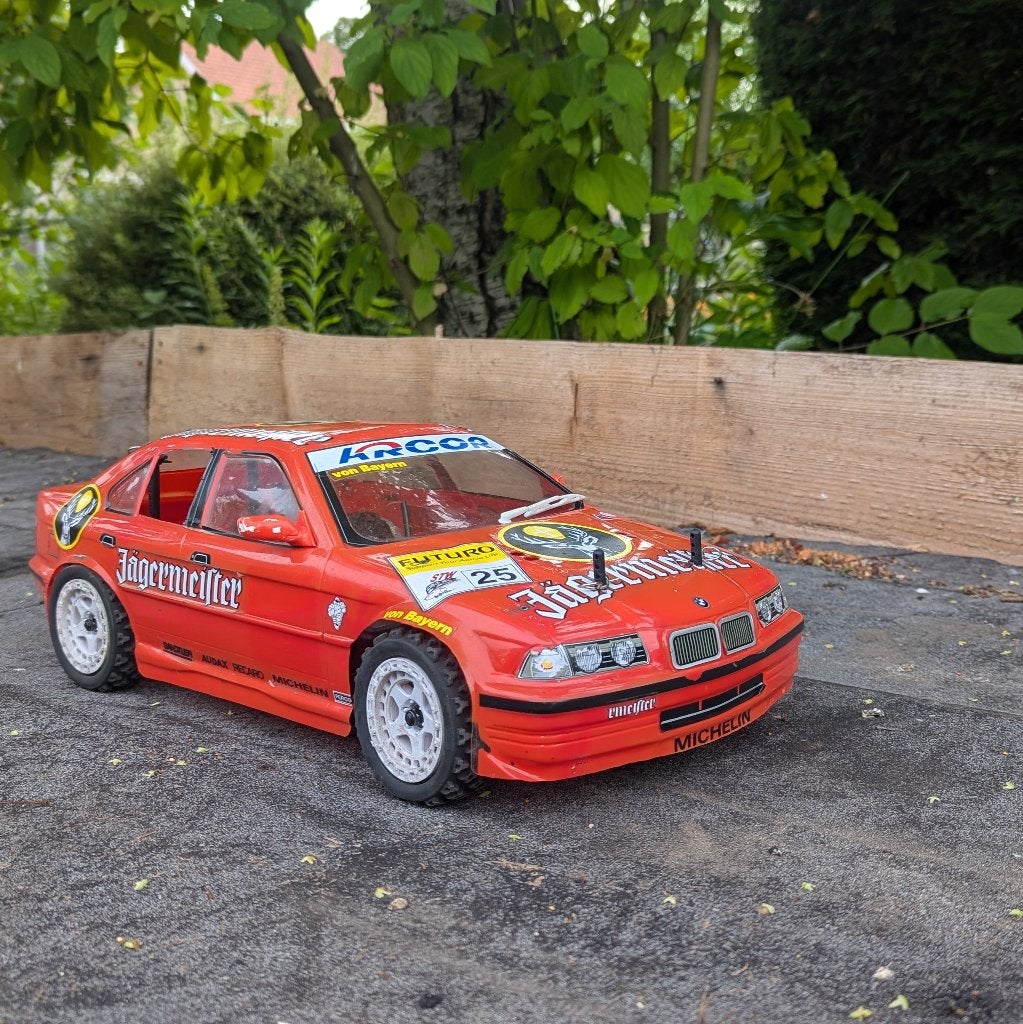 HPI RS4 Sport 3 Flux rally auto RTR met accu weinig gebruikt, Elektro, Gebruikt, Ophalen of Verzenden, Schaal 1:10