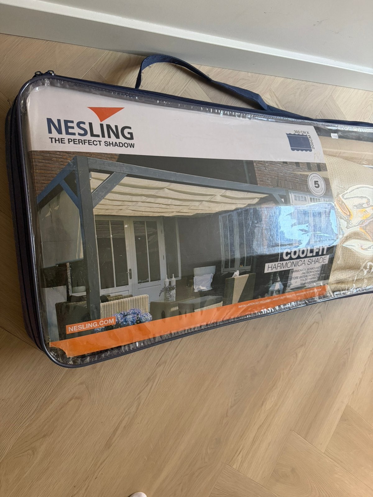 Nesling harmonica shaduwdoek, Tuin en Terras, Ophalen of Verzenden, Zo goed als nieuw