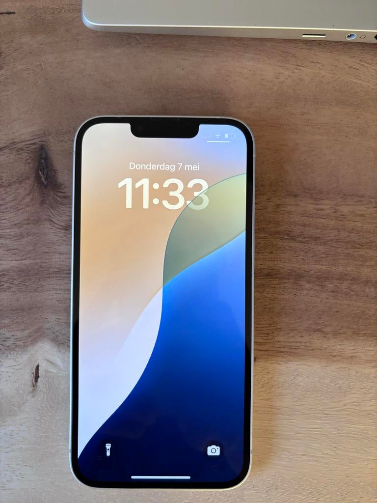 Apple iPhone 14 128GB Wit - Zo goed als nieuw, Telecommunicatie, Mobiele telefoons | Apple iPhone, Ophalen, 128 GB, Wit, Zo goed als nieuw