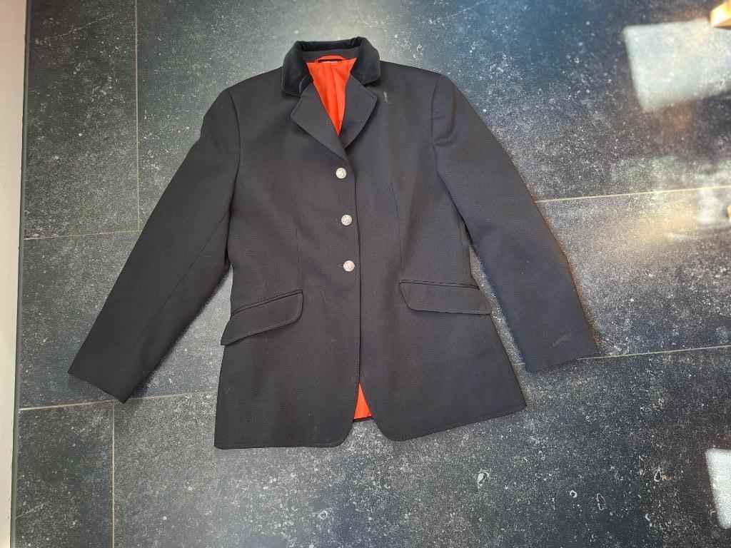 Dressuur jasje wedstrijd maat S, Dieren en Toebehoren, Paardrijkleding, Gebruikt, Dressuur, Ophalen of Verzenden, Dames