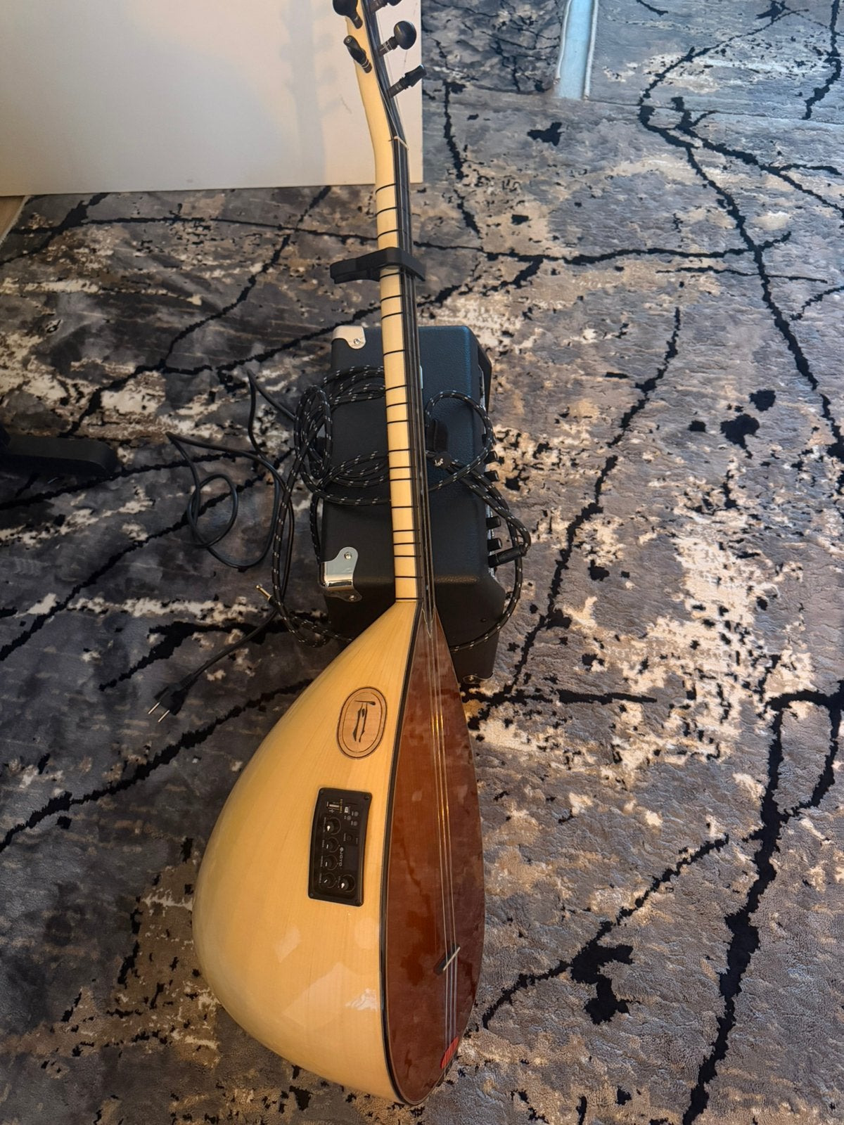 Saz (Turkse Saz) met een versterker, Ophalen, Zo goed als nieuw