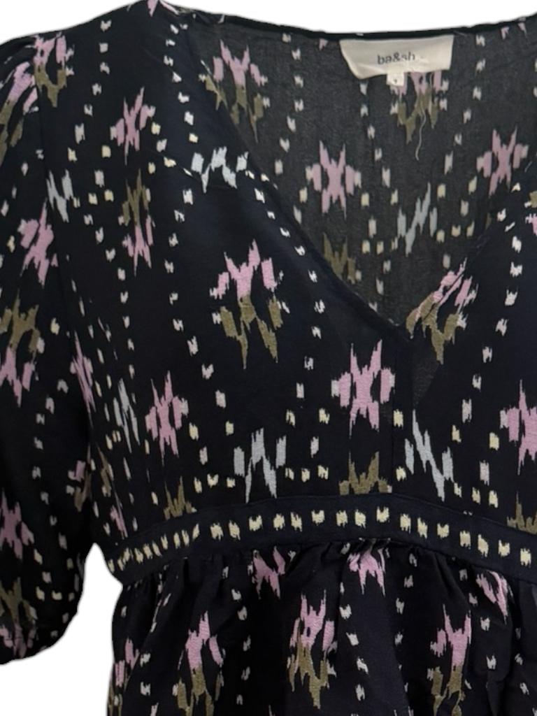 Ba&sh shirt S, Blauw, Ophalen of Verzenden, Zo goed als nieuw, Boven de knie