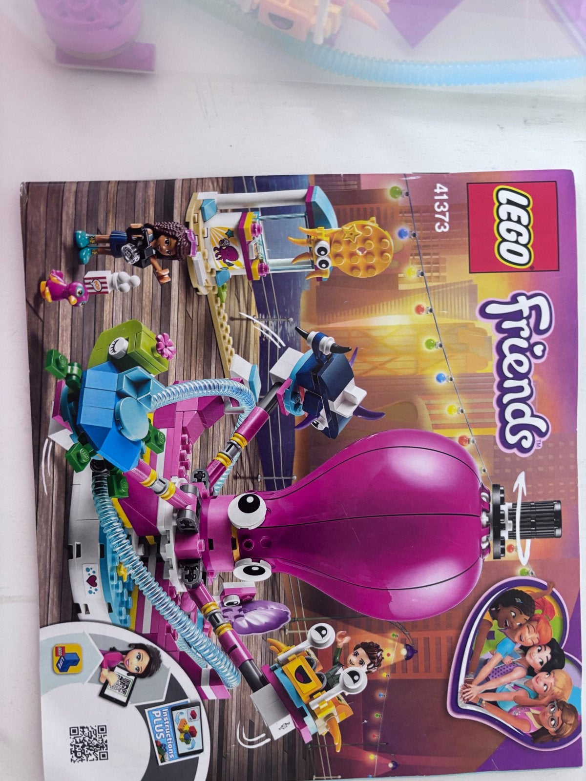 LEGO Friends 41373 Grappige Octopus Rit - Zo goed als nieuw, Ophalen of Verzenden, Zo goed als nieuw
