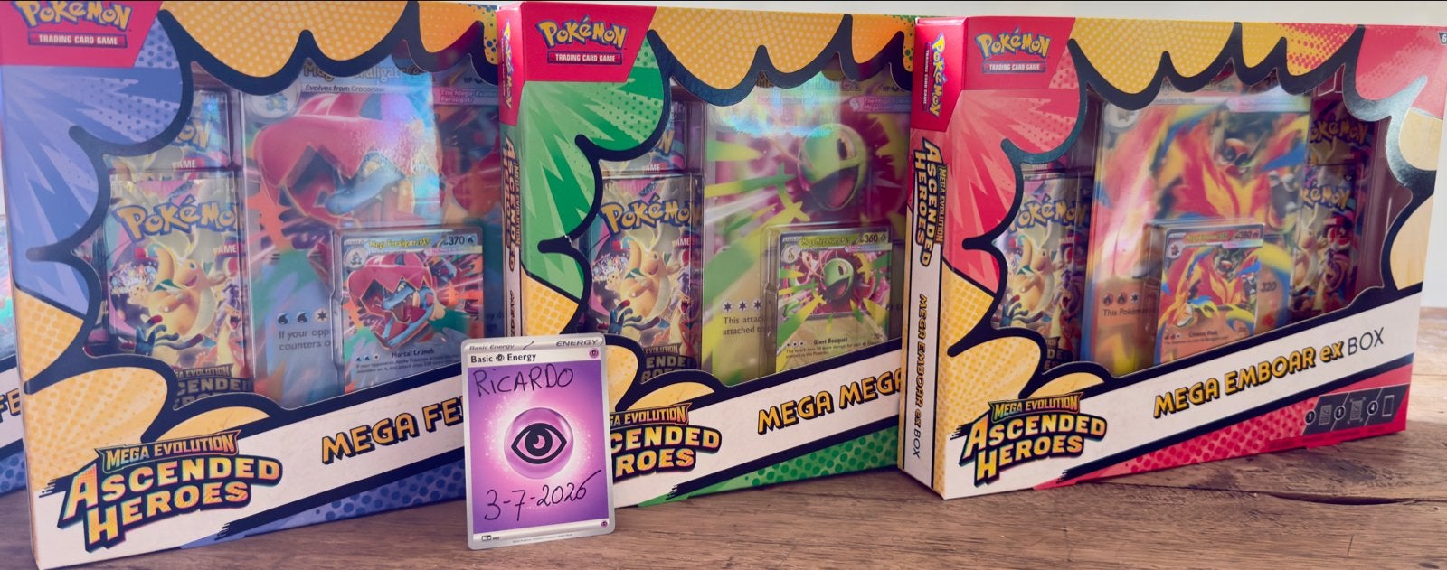 Pokémon Ascended Heroes EX Boxen, Hobby en Vrije tijd, Verzamelkaartspellen | Pokémon, Ophalen of Verzenden, Nieuw, Boosterbox