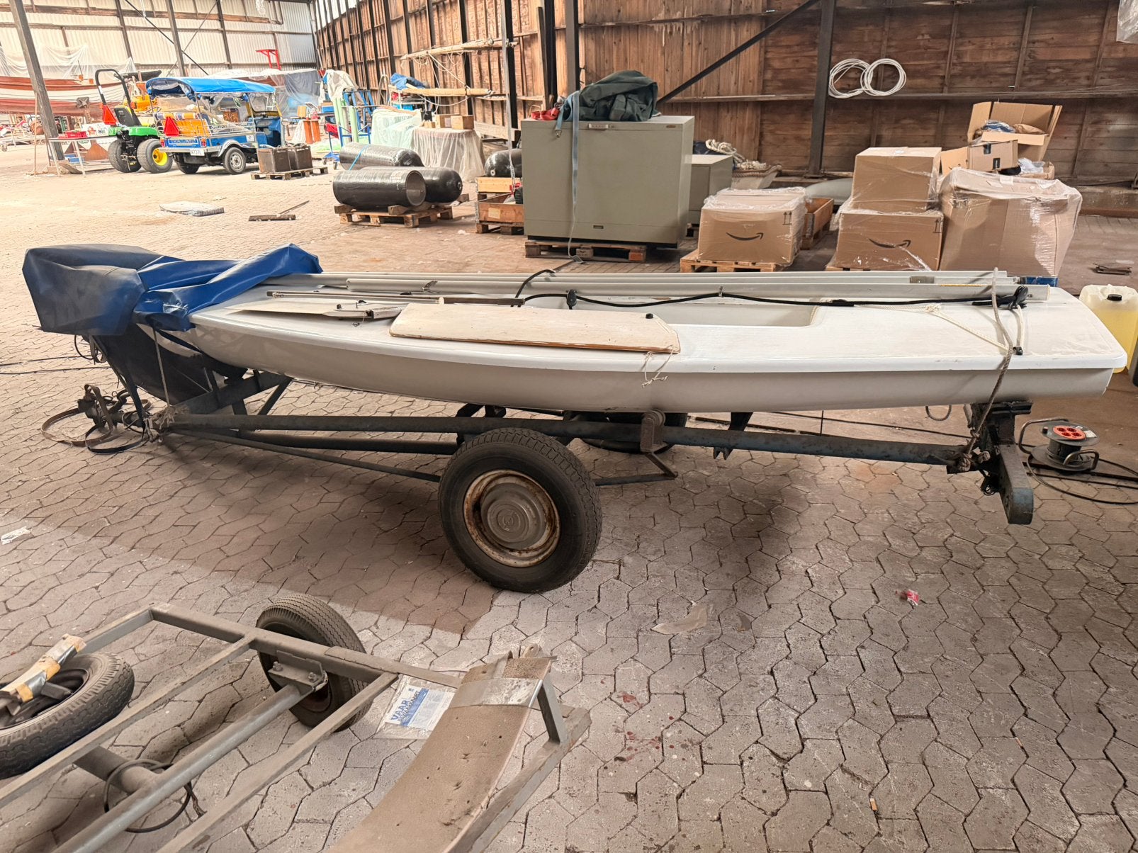 Laser standaard - compleet maar zonder zeil, Ophalen, Laser, Gebruikt, Laser