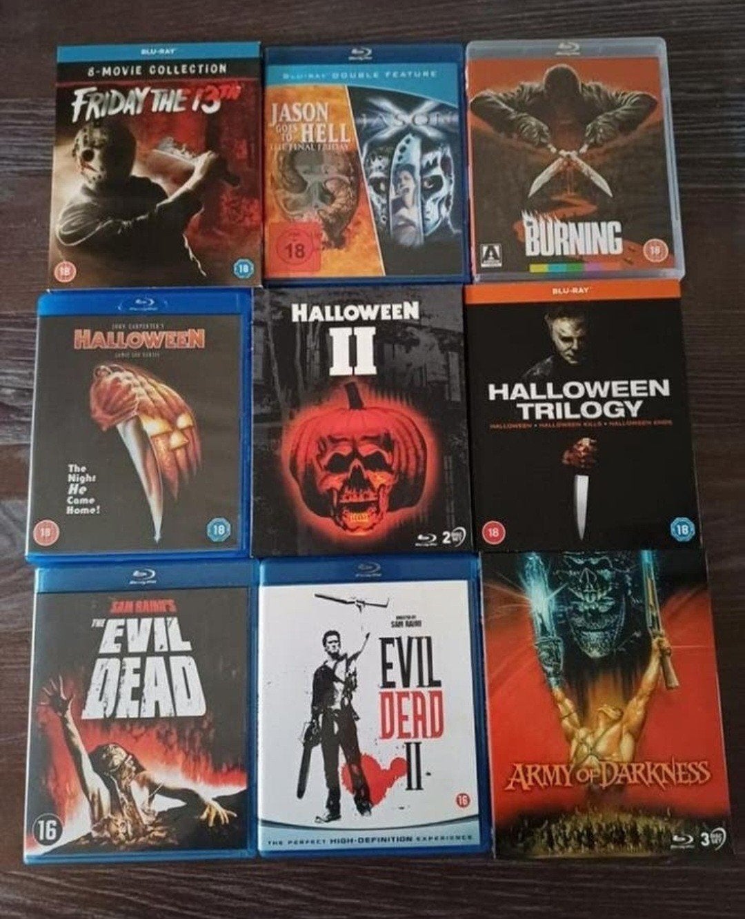 Blu-ray horror pakket 9 x, nieuw!!, Ophalen of Verzenden