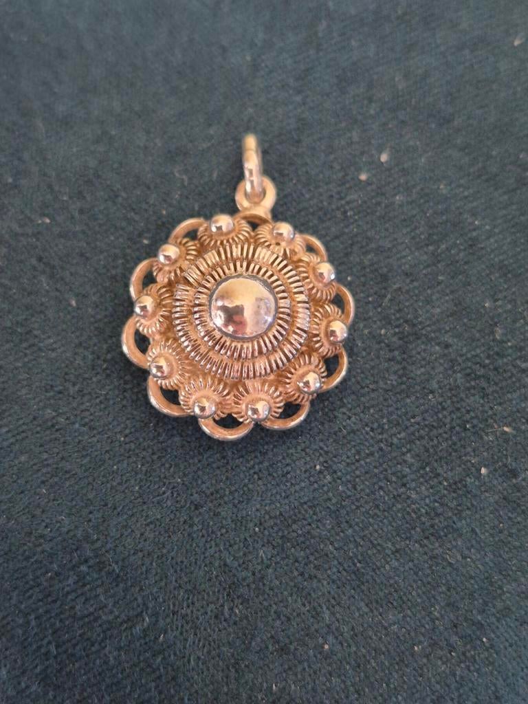Zilver hanger zeeuwse knoop 462, Zilver zolder, Ophalen of Verzenden, Zilver zolder, Zilver