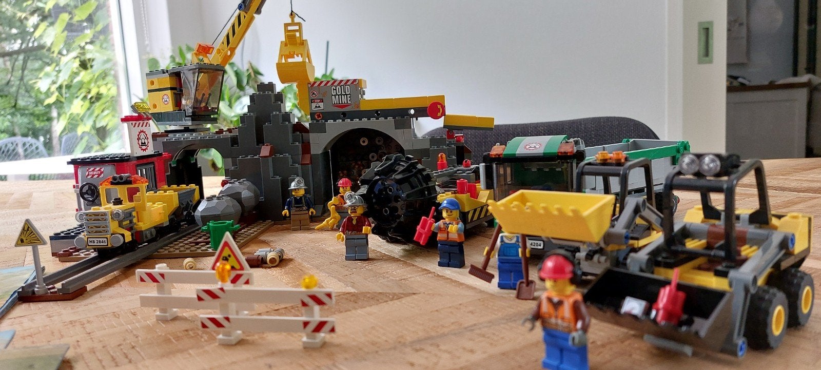 Lego 4204 + 4201 de Mijn, Ophalen, Zo goed als nieuw