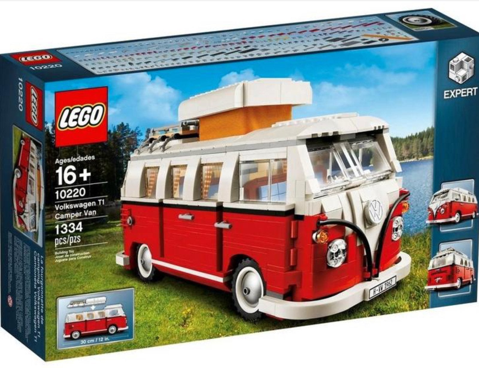 LEGO Volkswagen T1 Camper Van 10220 - Nieuw in doos, Ophalen, Nieuw, Overige merken