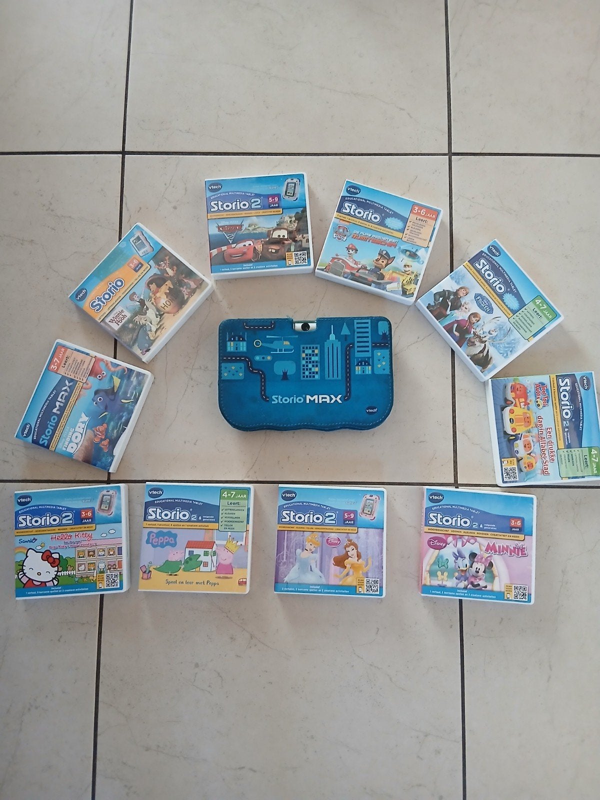Vtech storio max in hoes met 10 spelletjes, Ophalen of Verzenden