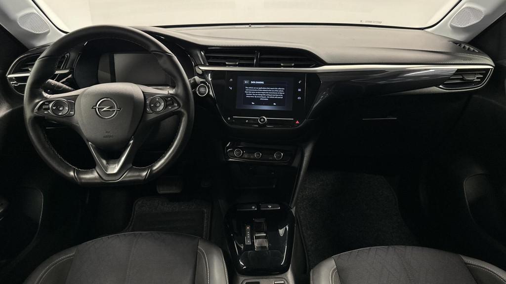 Opel Corsa-e Elegance 50 kWh 3 FASE SOH 90% CARPLAY LM CRUIS, Auto's, 136 pk, Gebruikt, Zwart, Blauw