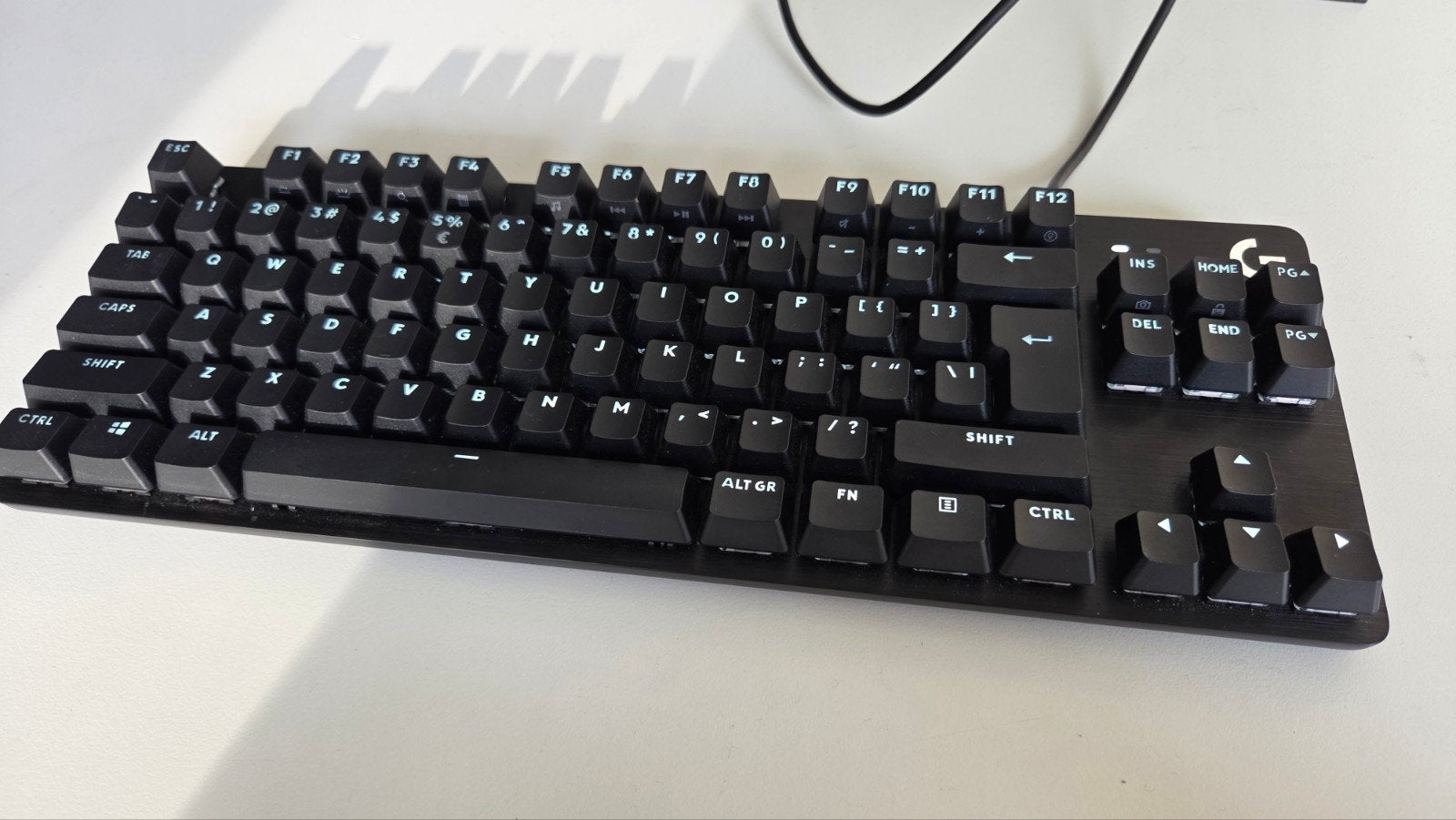 Logitech G413 TKL SE Gaming Toetsenbord QWERTY Bedraad, Logitech, Gaming toetsenbord, Ophalen of Verzenden, Zo goed als nieuw