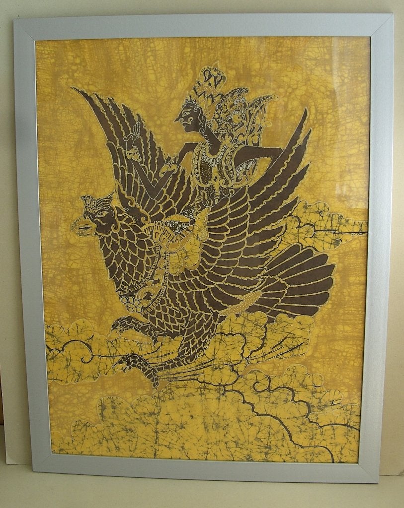 batik doek Indië, 87 cm, Wanddecoratie, Textiel, Ophalen of Verzenden
