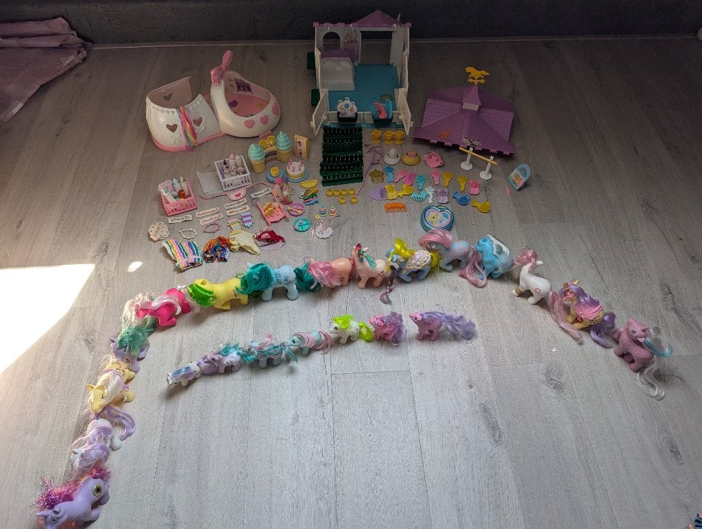 Grote partij Vintage My Little Pony G1 jaren 80, Ophalen, Gebruikt